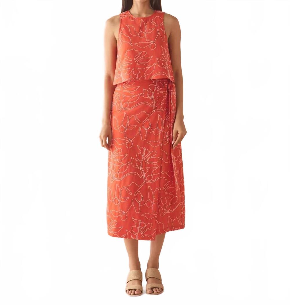 NEW OMIKA maggie tank top in uma persimmon